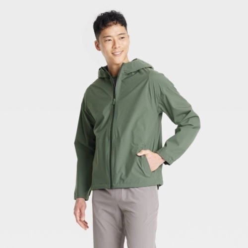 Men's Waterproof Rain Coat- All in Motion size Large - Lot 113
