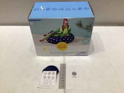 Sun Squad Inflatable Heavy-Duty Snow Tube - Lot 103