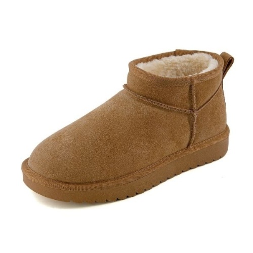 CUSHIONAIRE Womens hip 2 Genunie Suede Ankle Snow Boots Size 7w - Lot 140