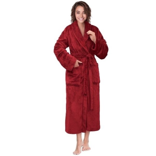 Womens Xl-XXl Robe Fleece Plush Soft Bathroom Spa - Lot 114