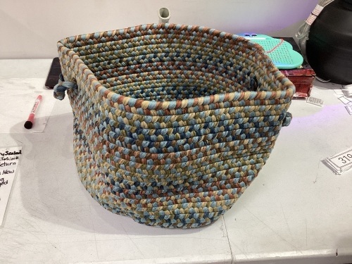 Colonial Mills Outdoor Tweed Utility Basket  - Lot 105