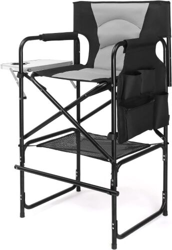 30inch Directors Folding Chair with Side Table - Lot 195