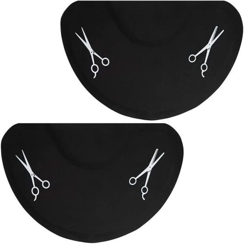 OmySalon 3' x 5' Anti Fatigue Mat Circular Salon Mat for Round Base Salon Chair 1/2'' Thick, 2 Pack - Lot 197