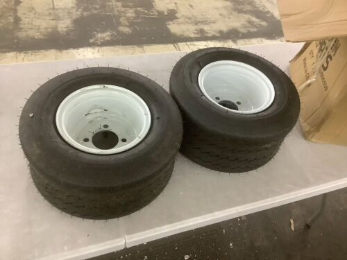 18x8.50-8 Golf Cart Tires, Set of 2  - Lot 384