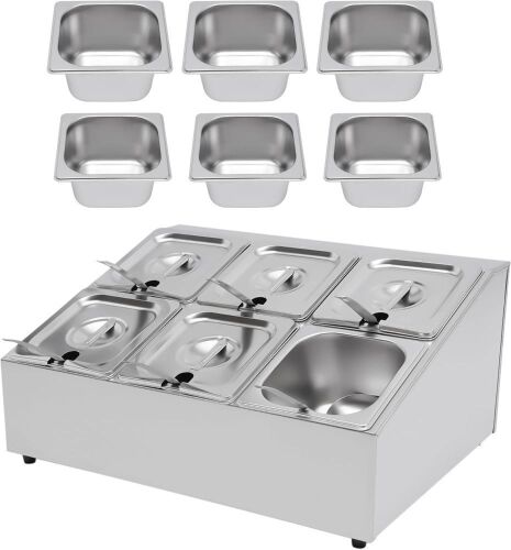 6 Pan Condiment Station - Lot 391