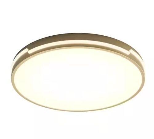 Artika Delray 15 in. 1-Light Modern Gold Integrated LED 5 CCT Flush Mount Ceiling Light  - Lot 776JF