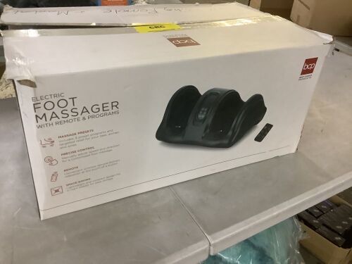 Therapeutic Foot Massager w/ High Intensity Rollers, 3 Modes - Missing Remote & Manual - Lot 876