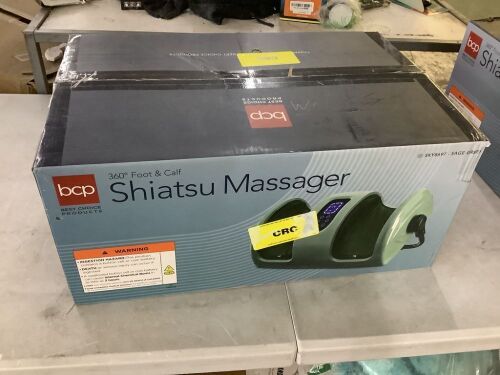 Reflexology Shiatsu Foot Massager w/ High-Intensity Rollers, Remote Control - Lot 877