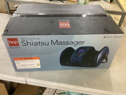 Reflexology Shiatsu Foot Massager w/ High-Intensity Rollers - Missing Remote & Manual - Lot 878