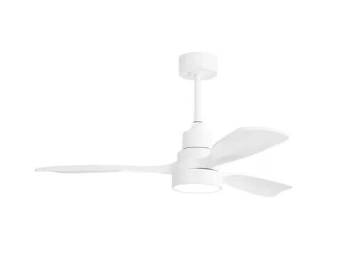 MODERN HABITAT SkyView 48 in. Indoor White Ceiling Fan with LED Light Bulbs and Remote Control - Lot 260JF
