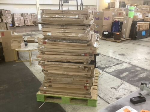 Pallet of (28) Fireplace Screens, Various Sizes/Styles - Uninspected - Lot 852