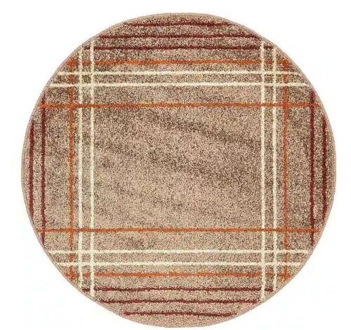 Unique Loom Autumn Heritage Light Brown 3' 3 x 3' 3 Round Rug - Lot 462