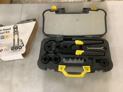 Apollo Multi-Head PEX-B Crimp Tool Kit - Lot 361JF