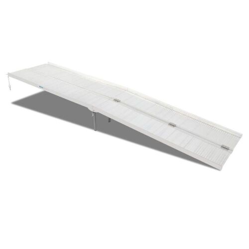 OMECAL 10ft Aluminum Folding Wheelchair Ramp - Lot 43