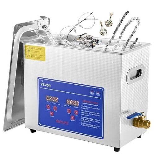 VEVOR Ultrasonic Cleaner with Digital Timer & Heater, Professional Ultra Sonic Jewelry Cleaner - Lot 13