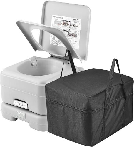 VEVOR Portable Toilet for Camping, RV Toilet, Cassette Toilet with 3.2 Gal - Lot 14