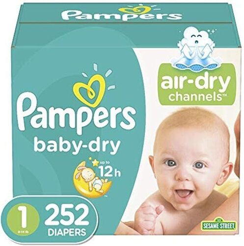 Diapers Newborn/Size 1, 252 Count - Lot 15