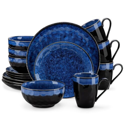 vancasso 16 Pieces Blue Dinnerware Set - Lot 16
