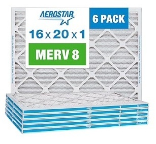 Aerostar 16x20x1 Filter, Lot of (6) - Lot 157