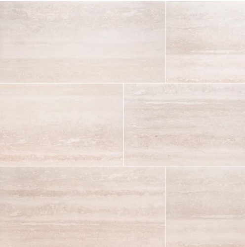 392 square feet, (28) Cases of MSI Sanford Ivory 16 in. x 32 in. Matte Porcelain Stone Look Floor and Wall Tile  - Lot 15JF