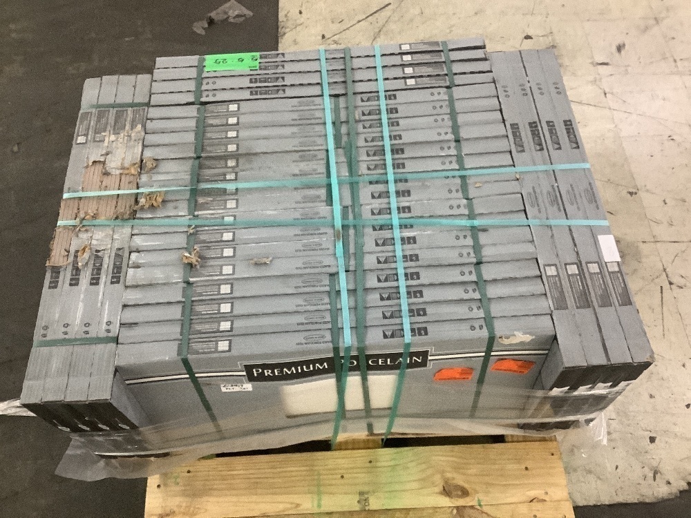 392 square feet, (28) Cases of MSI Sanford Ivory 16 in. x 32 in. Matte Porcelain Stone Look Floor and Wall Tile  - Image 3 - Lot 15JF