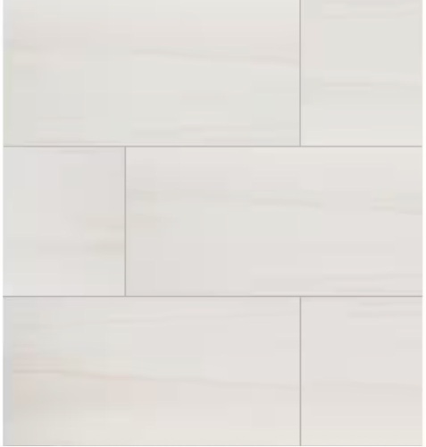 416 square feet - (26) Cases of MSI Ader Pamplona 24 in. x 48 in. Polished Porcelain Mable Look Floor and Wall Tile - Lot 17JF