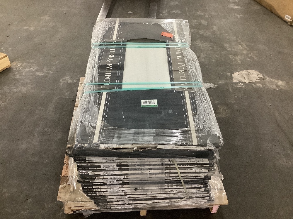 416 square feet - (26) Cases of MSI Ader Pamplona 24 in. x 48 in. Polished Porcelain Mable Look Floor and Wall Tile - Image 4 - Lot 17JF