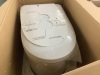 Horow Non-Electric Elongated Bidet Toilet 1.0 GPF in White with ADA Chair Height, Foot Kick to Flush, Map Flush 1000g - Thumbnail 7