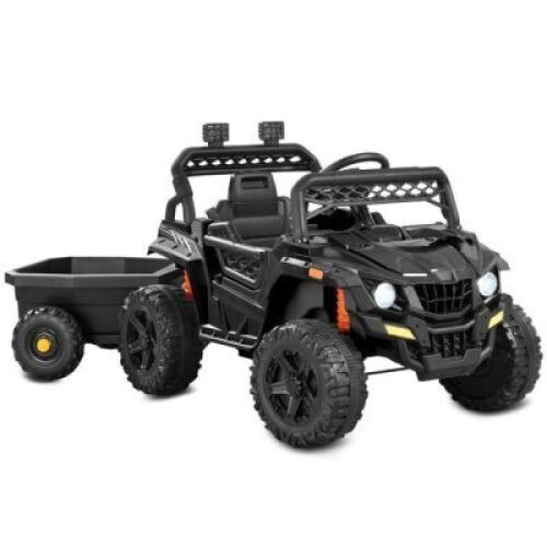 12V Kids Ride-On UTV and Trailer w/Parent Remote Control, LED Lights - Lot 30