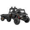 12V Kids Ride-On UTV and Trailer w/Parent Remote Control, LED Lights - Thumbnail 1