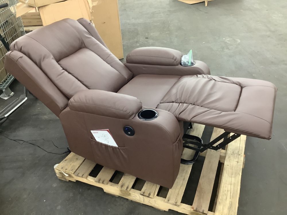 Electric Power Lift Recliner Massage Chair w/ Heat, USB Port, Cupholders - Small Blemish - Image 2 - Lot 31