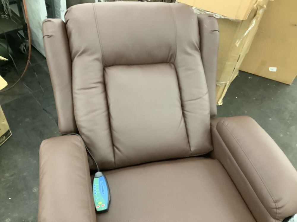 Electric Power Lift Recliner Massage Chair w/ Heat, USB Port, Cupholders - Small Blemish - Image 4 - Lot 31