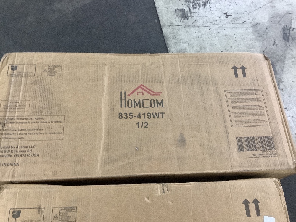 HOMCOM 71 in. 1-Center Drawer White Freestanding Kitchen Pantry Cabinet with 2-Large Double Door Cabinet - Image 3 - Lot 57JF