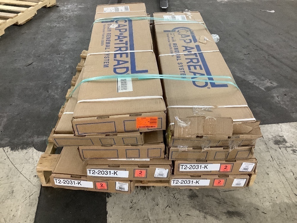 Lot of (18) Cap-A-Tread Vesinet/Ella By Ok/Bldr Pss Hck/Lxrs Pn 47in.Lx12.15in.Wx2.28in.T Laminate Stair Tread and Reversible Riser Kit - Image 4 - Lot 79JF