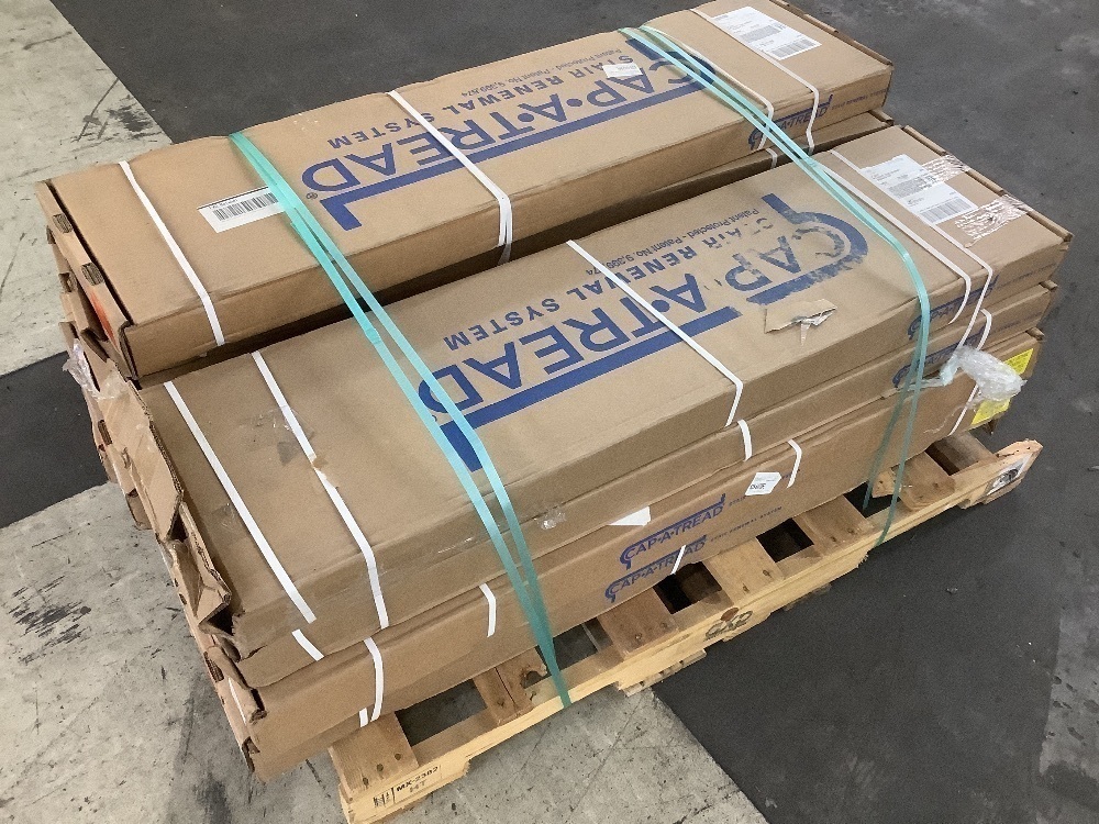 Lot of (18) Cap-A-Tread Vesinet/Ella By Ok/Bldr Pss Hck/Lxrs Pn 47in.Lx12.15in.Wx2.28in.T Laminate Stair Tread and Reversible Riser Kit - Image 5 - Lot 79JF