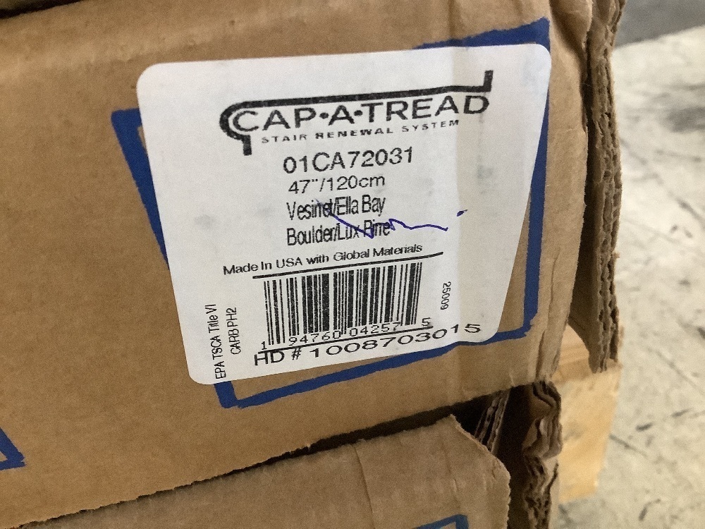 Lot of (18) Cap-A-Tread Vesinet/Ella By Ok/Bldr Pss Hck/Lxrs Pn 47in.Lx12.15in.Wx2.28in.T Laminate Stair Tread and Reversible Riser Kit - Image 6 - Lot 79JF