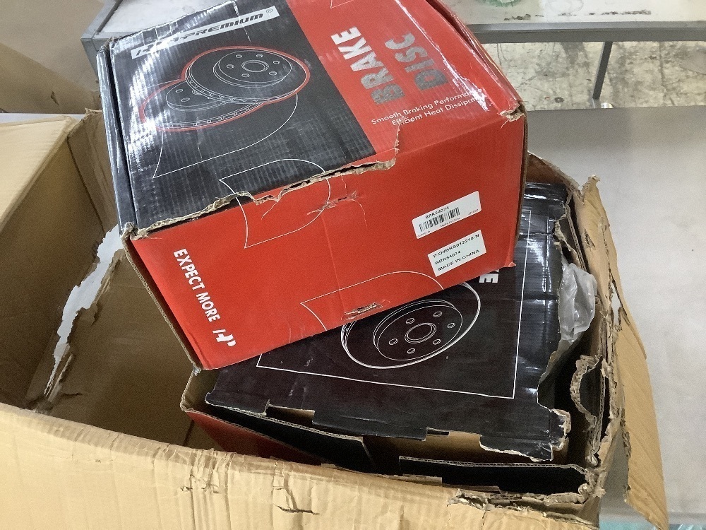 A-Premium Front and Rear Vented Disc Brake Rotors Compatible with Select Ford Models - For F-250/F-350 F250 F350 Super Duty 1999-2004, Excursion 2000-2005, 4PC-Set - Image 5 - Lot 161