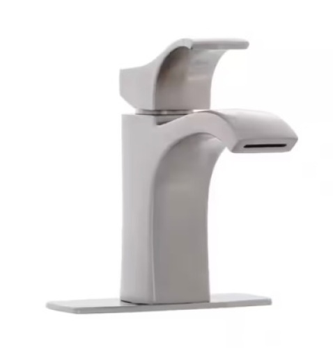 Pfister Venturi Single Hole Single-Handle Bathroom Faucet in Spot Defense Brushed Nickel - Lot 163JF