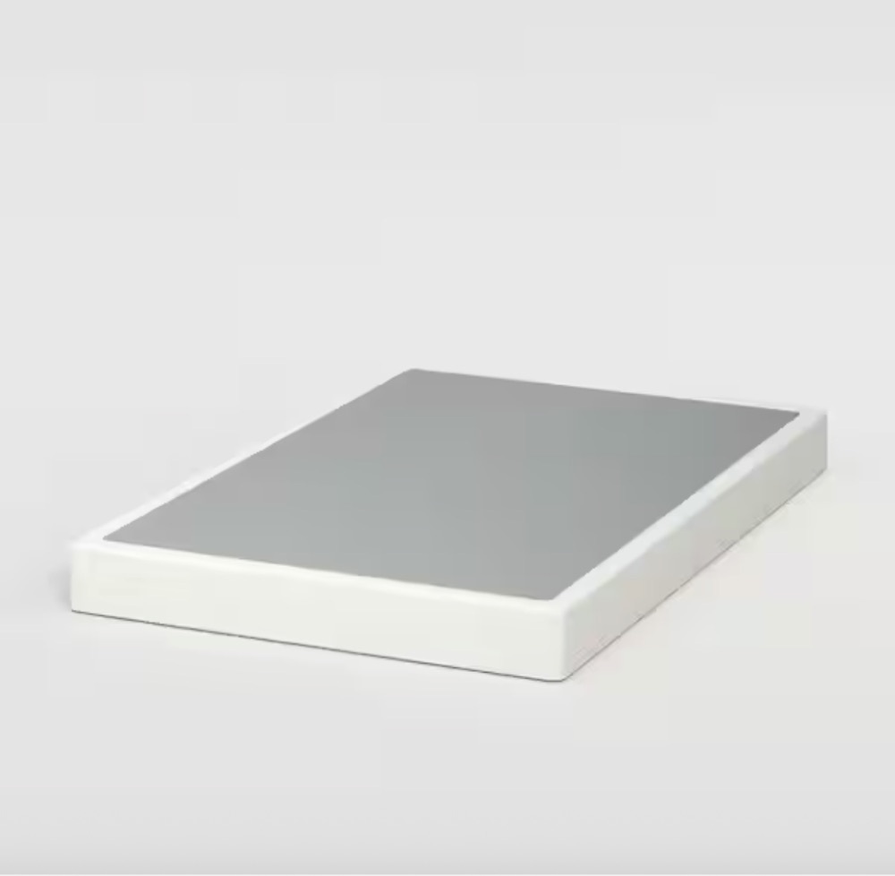 5 in. High Full Size Box Spring with Easy Clean Fabric Cover, Heavy Duty Metal Mattress Foundation, Easy Assembly - Image 1 - Lot 169JF