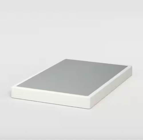 5 in. High Full Size Box Spring with Easy Clean Fabric Cover, Heavy Duty Metal Mattress Foundation, Easy Assembly - Lot 169JF