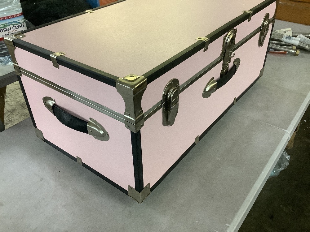 Seward Explorer 30 in. Trunk with Wheels & Lock, Blush - Image 2 - Lot 174JF