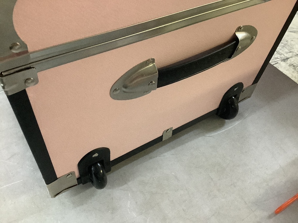 Seward Explorer 30 in. Trunk with Wheels & Lock, Blush - Image 5 - Lot 174JF