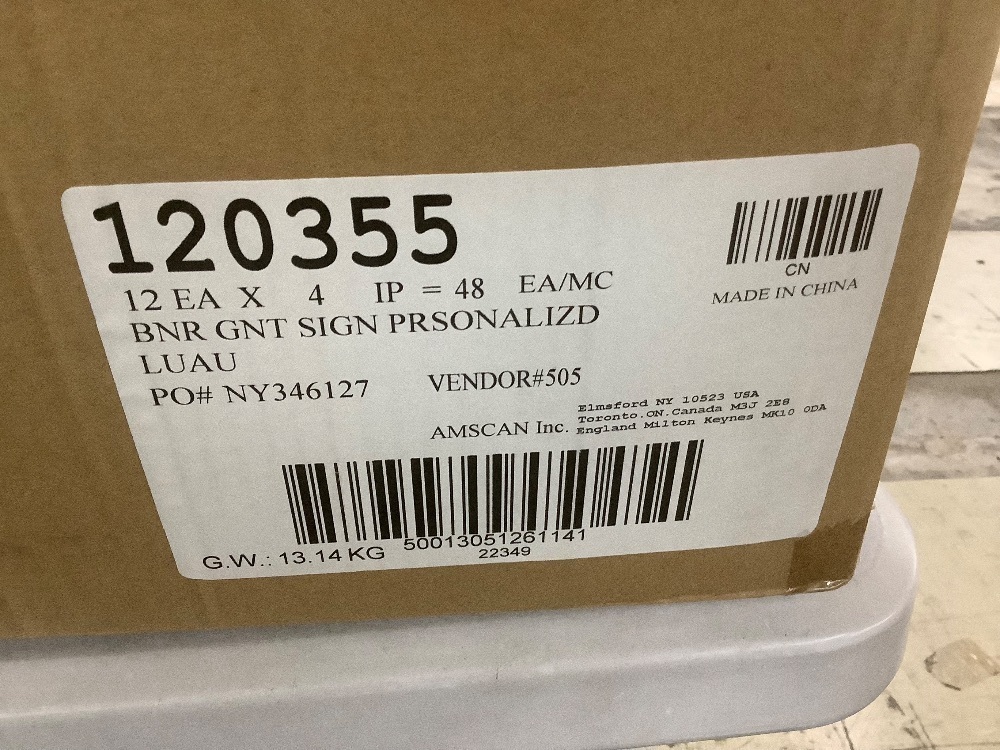 Case of Giant Banner Kit 64" x 20" w/ 149 Adhesive Letters & Numbers - Image 3 - Lot 193