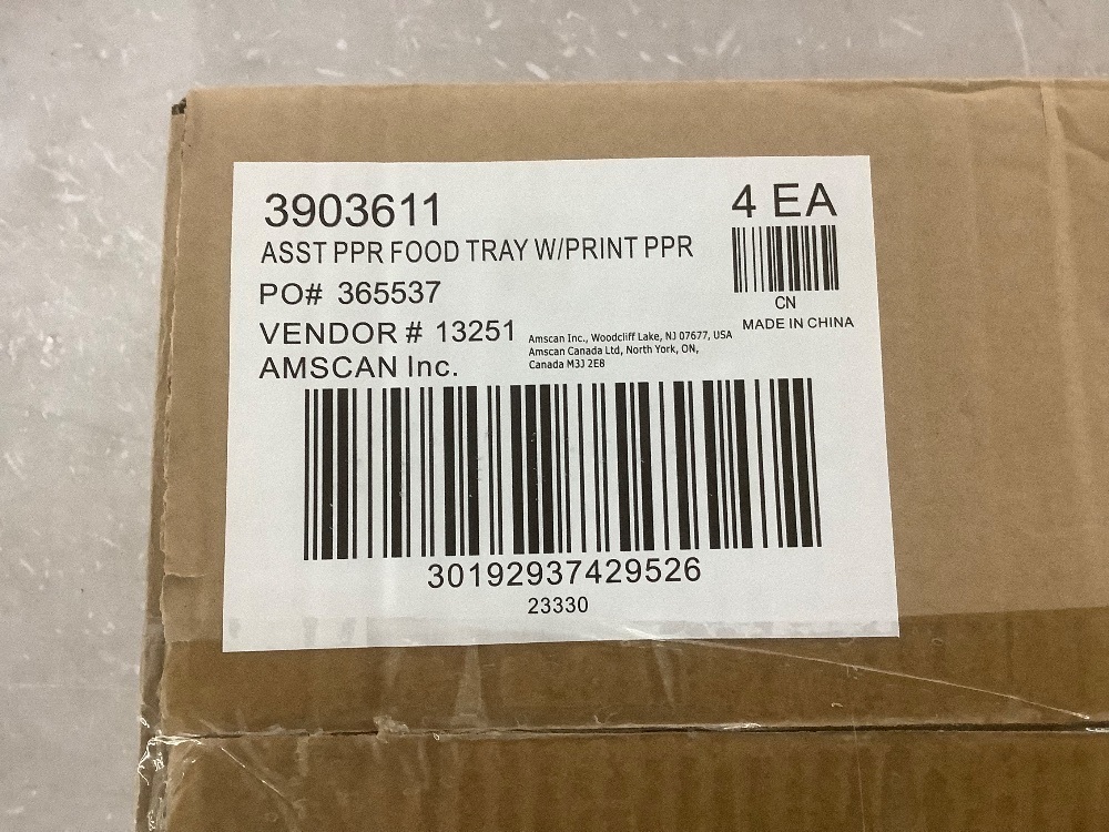 Lot of (57) Cases of Food Trays with Liners, 20 ct, 4/Case - Image 2 - Lot 195