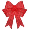 48" Pre-Lit Large Christmas Bow Decoration, Holiday Decor w/ 8 Functions - Thumbnail 1