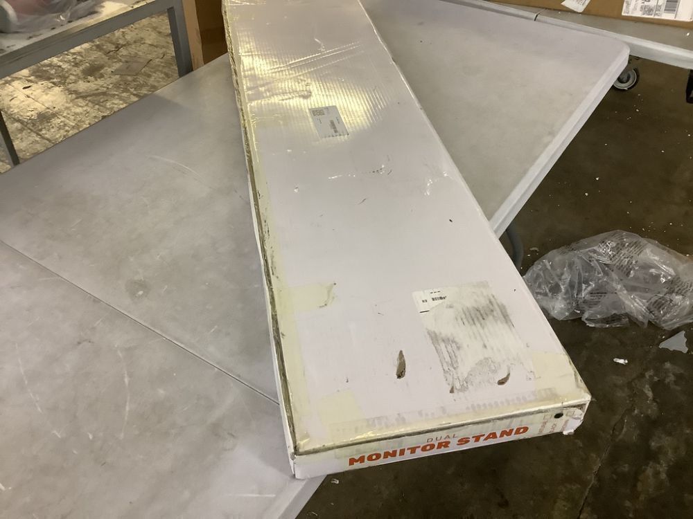 Bamboo Dual Monitor Stand  - Image 5 - Lot 314