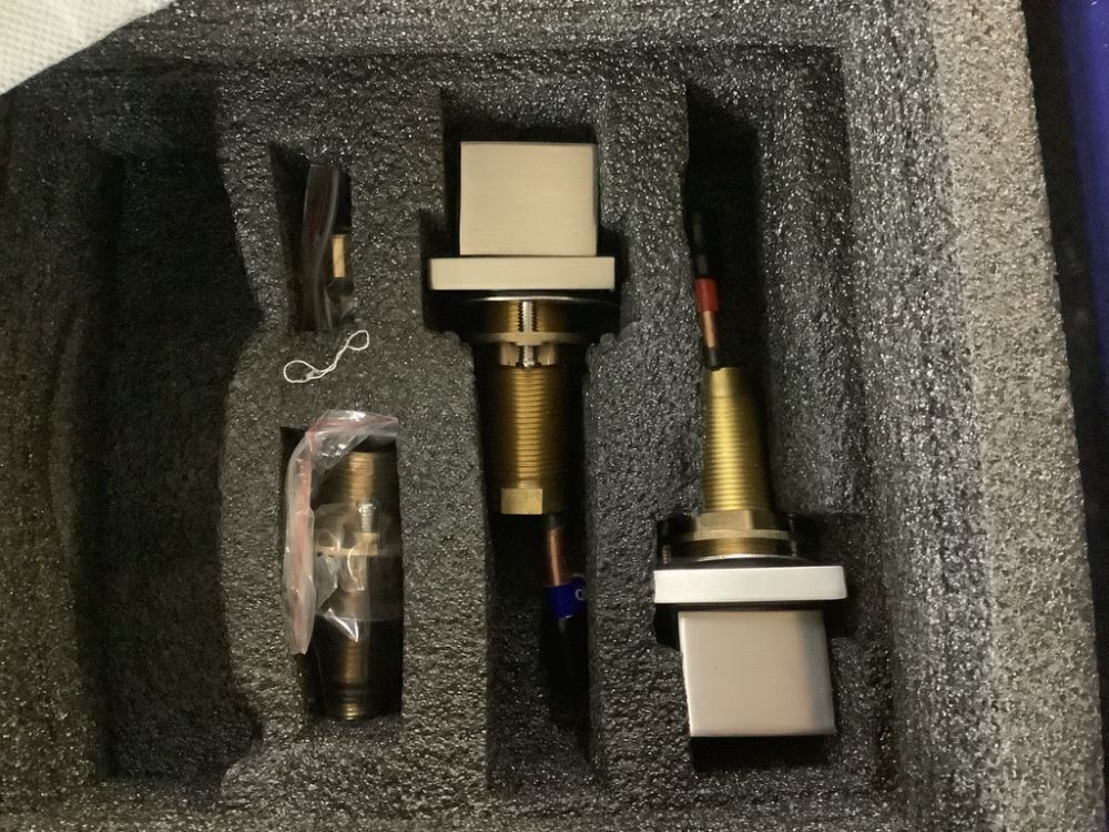 FLG 2-Handle Deck Mount Roman Tub Faucet 3 Hole Brass Waterfall Bath Tub Filler in Brushed Nickel - Image 3 - Lot 317JF