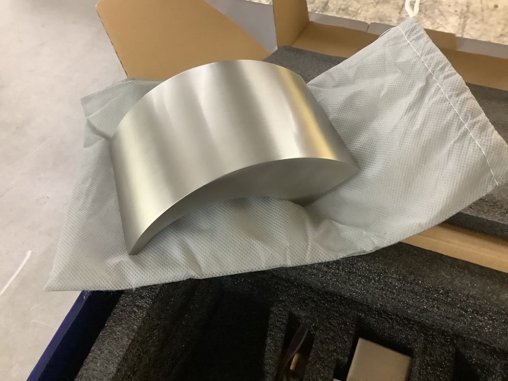 FLG 2-Handle Deck Mount Roman Tub Faucet 3 Hole Brass Waterfall Bath Tub Filler in Brushed Nickel - Image 4 - Lot 317JF