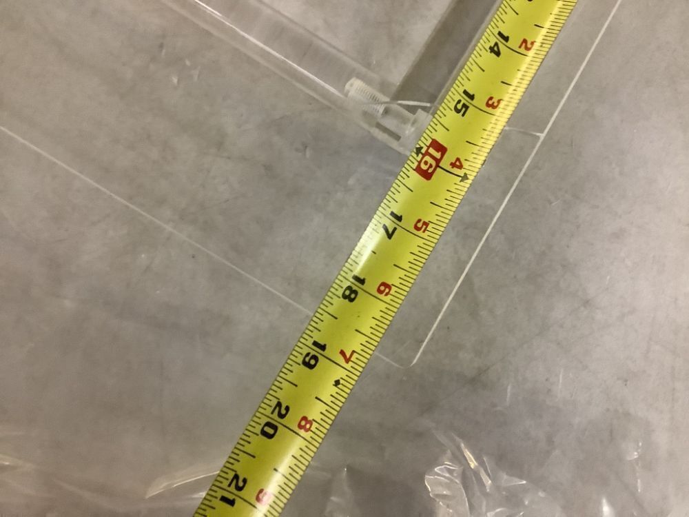 Folding Acryclic Tray Table - Small Interior Crack  - Image 6 - Lot 326