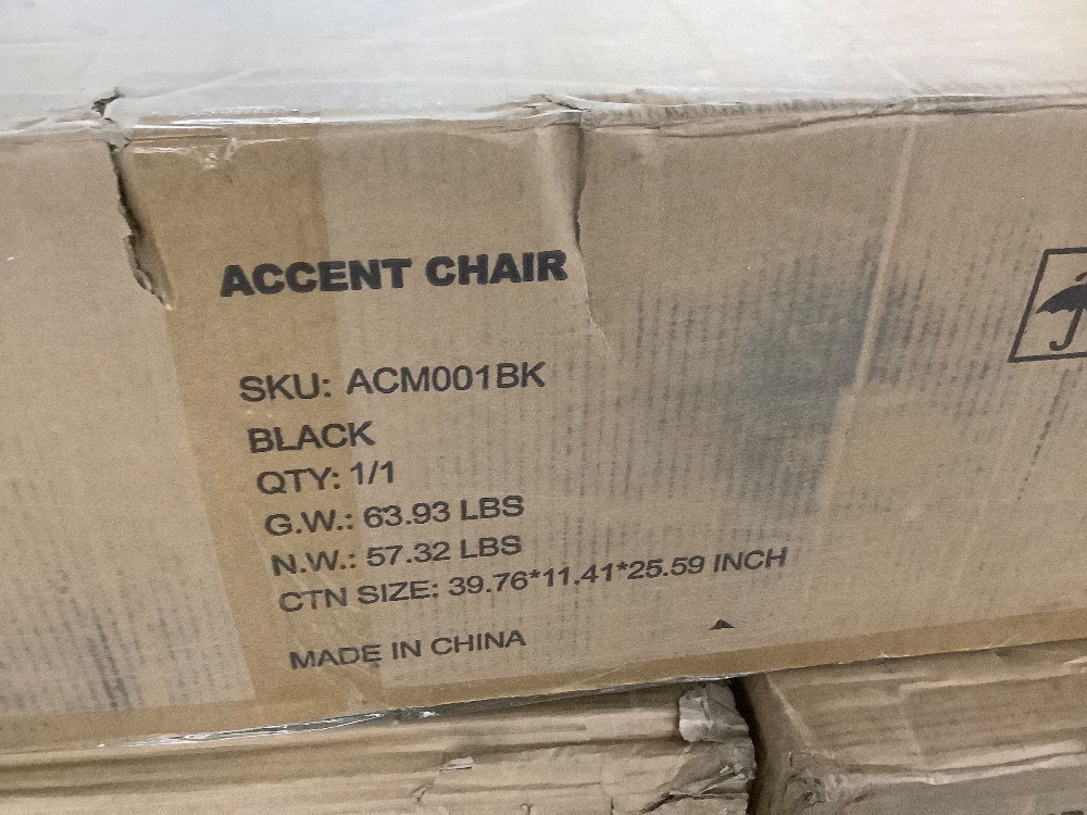 Velvet Accent Chair with Adjustable Armrests and Backrest - Image 3 - Lot 333WG